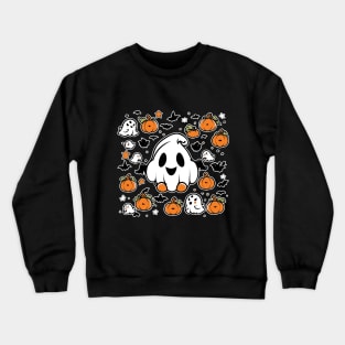 Kawaii Halloween Ghost Crewneck Sweatshirt